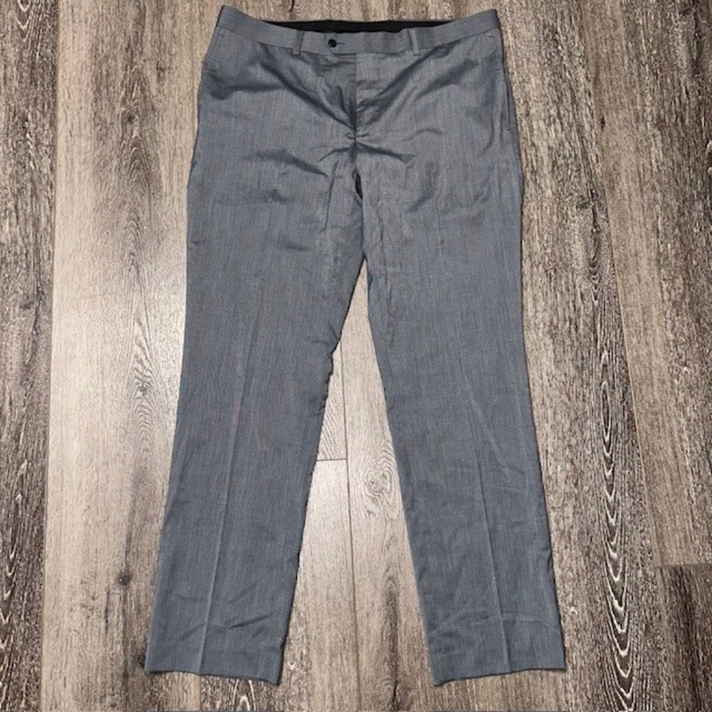 Men’s 38x32 Nordstrom Rack Modern fit charcoal flat front dress pants